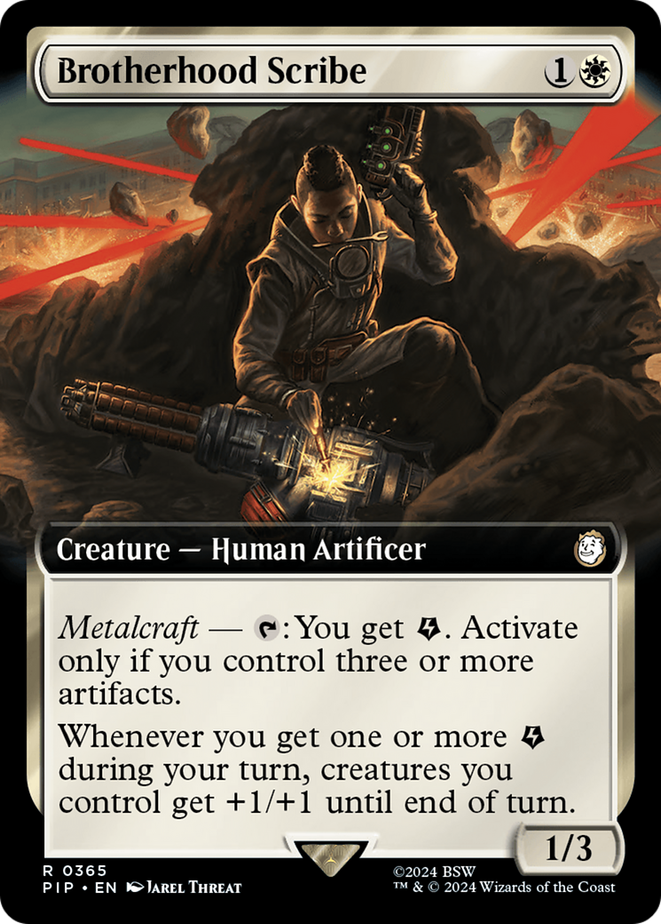 Brotherhood Scribe (PIP-365) - Fallout Foil - Premium MTG Single from Wizards of the Coast - Just $1.57! Shop now at Game Crave Tournament Store