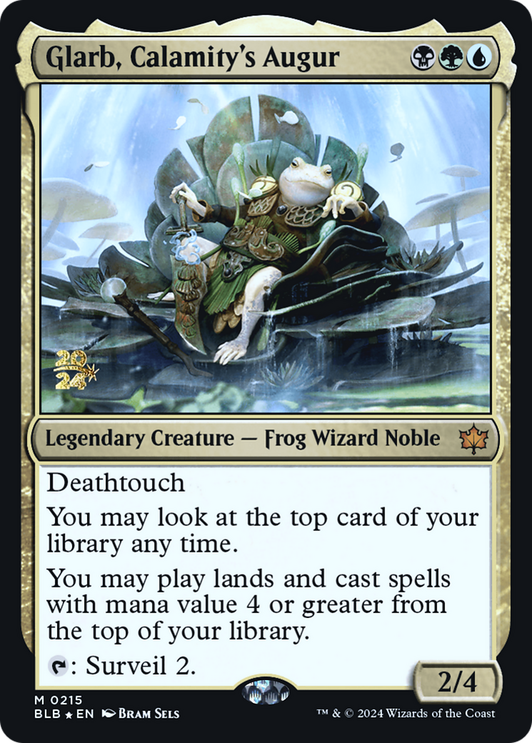 Glarb, Calamity's Augur (PBLB-215S) - Bloomburrow Promos Foil - Premium MTG Single from Wizards of the Coast - Just $10.26! Shop now at Game Crave Tournament Store