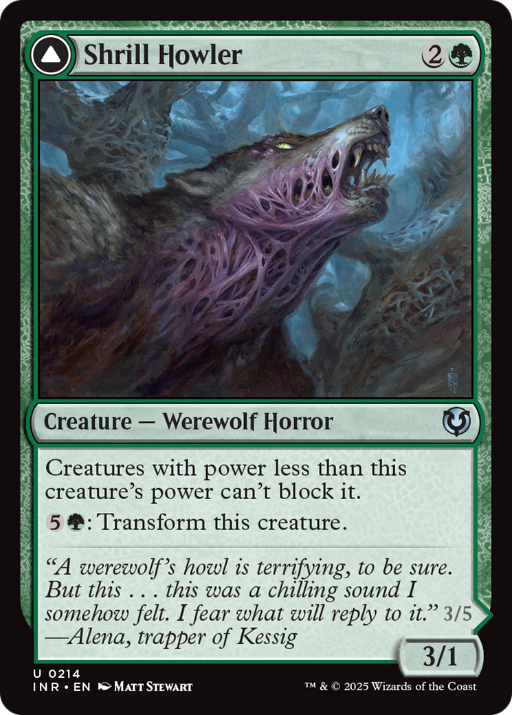Shrill Howler (-214) - Innistrad Remastered Foil - Premium MTG Single from Wizards of the Coast - Just $0.26! Shop now at Game Crave Tournament Store