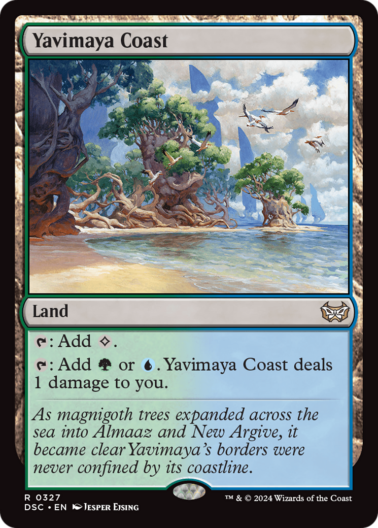 Yavimaya Coast (DSC-327) - Duskmourn: House of Horror Commander - Premium MTG Single from Wizards of the Coast - Just $0.25! Shop now at Game Crave Tournament Store