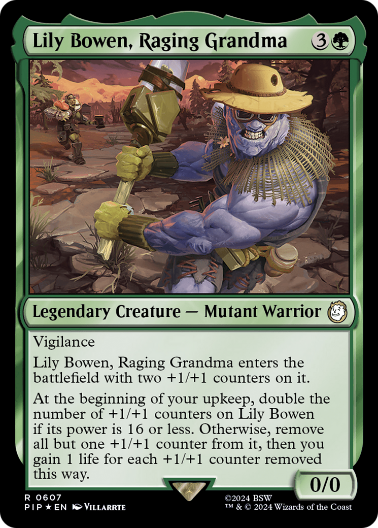 Lily Bowen, Raging Grandma (PIP-607) - Fallout - Premium MTG Single from Wizards of the Coast - Just $1.36! Shop now at Game Crave Tournament Store