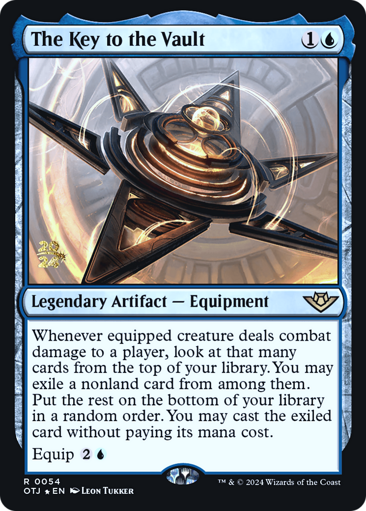 The Key to the Vault (POTJ-54S) - Outlaws of Thunder Junction Promos Foil - Premium MTG Single from Wizards of the Coast - Just $0.61! Shop now at Game Crave Tournament Store