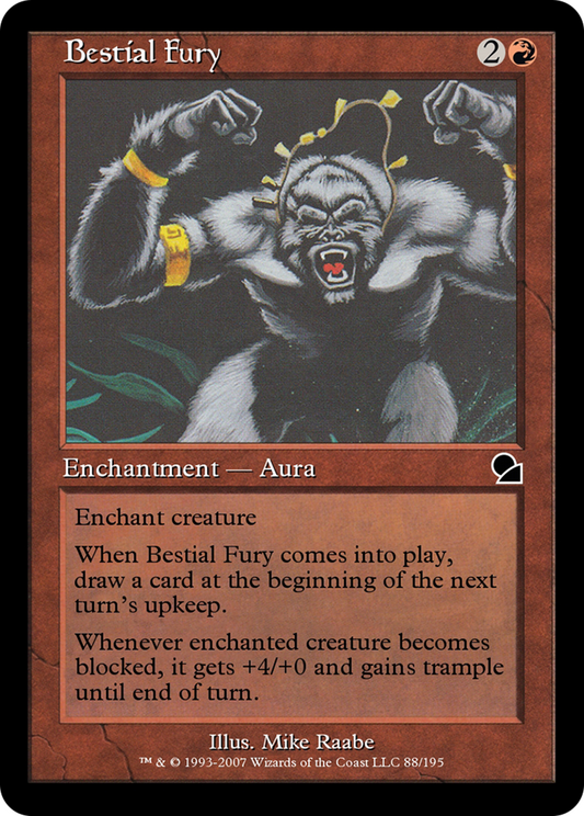 Bestial Fury (ME1-088) - Masters Edition - Premium MTG Single from Wizards of the Coast - Just $0! Shop now at Game Crave Tournament Store