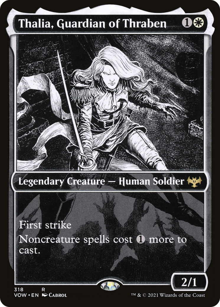 Thalia, Guardian of Thraben (VOW-318) - Innistrad: Crimson Vow: (Showcase) - Premium MTG Single from Wizards of the Coast - Just $0.09! Shop now at Game Crave Tournament Store