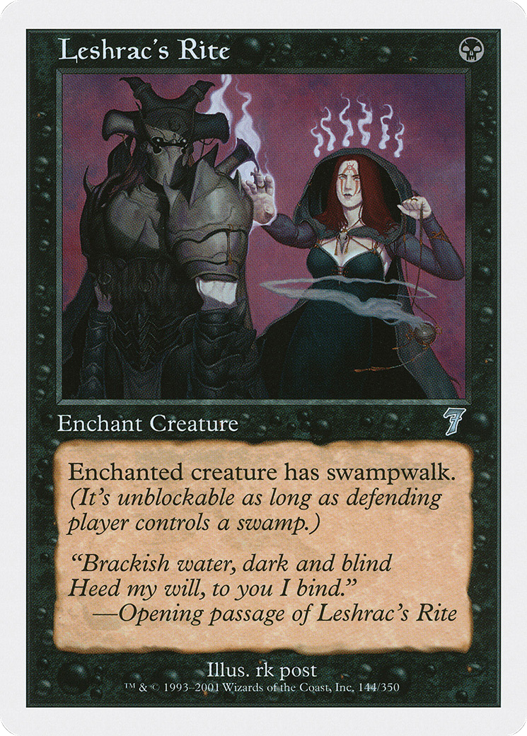 Leshrac's Rite (7ED-144) - Seventh Edition
