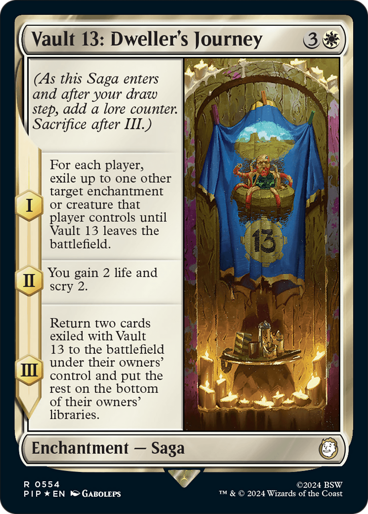 Vault 13: Dweller's Journey (PIP-554) - Fallout Foil - Premium MTG Single from Wizards of the Coast - Just $2.90! Shop now at Game Crave Tournament Store