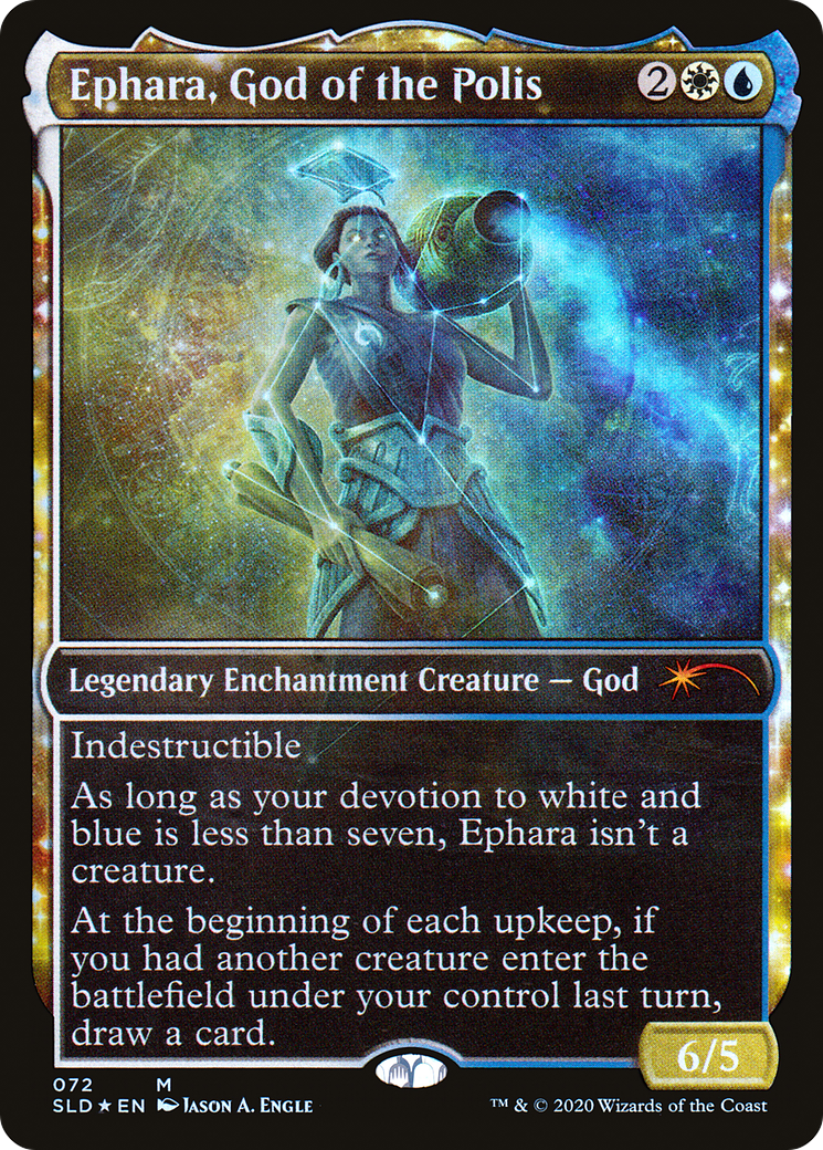 Ephara, God of the Polis (SLD-072) - Secret Lair Drop: (nyxtouched, Showcase) Foil
