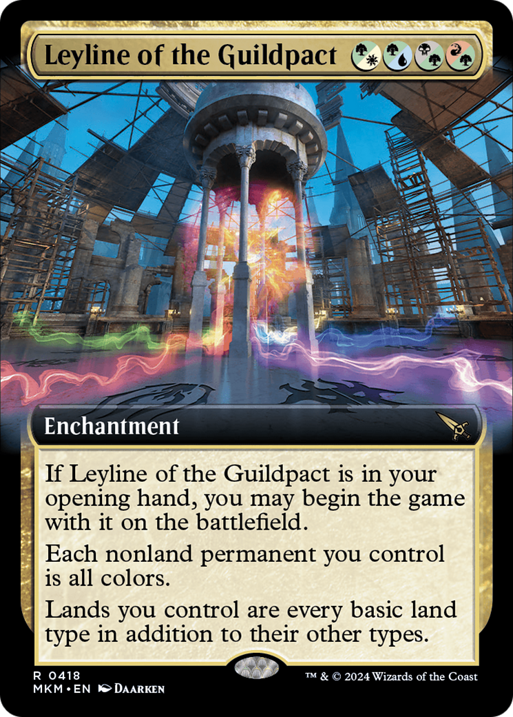 Leyline of the Guildpact (MKM-418) - Murders at Karlov Manor: (Extended Art) Foil - Premium MTG Single from Wizards of the Coast - Just $6.37! Shop now at Game Crave Tournament Store