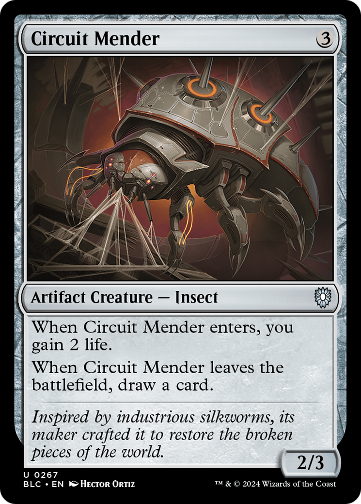 Circuit Mender (BLC-267) - Bloomburrow Commander - Premium MTG Single from Wizards of the Coast - Just $0.25! Shop now at Game Crave Tournament Store