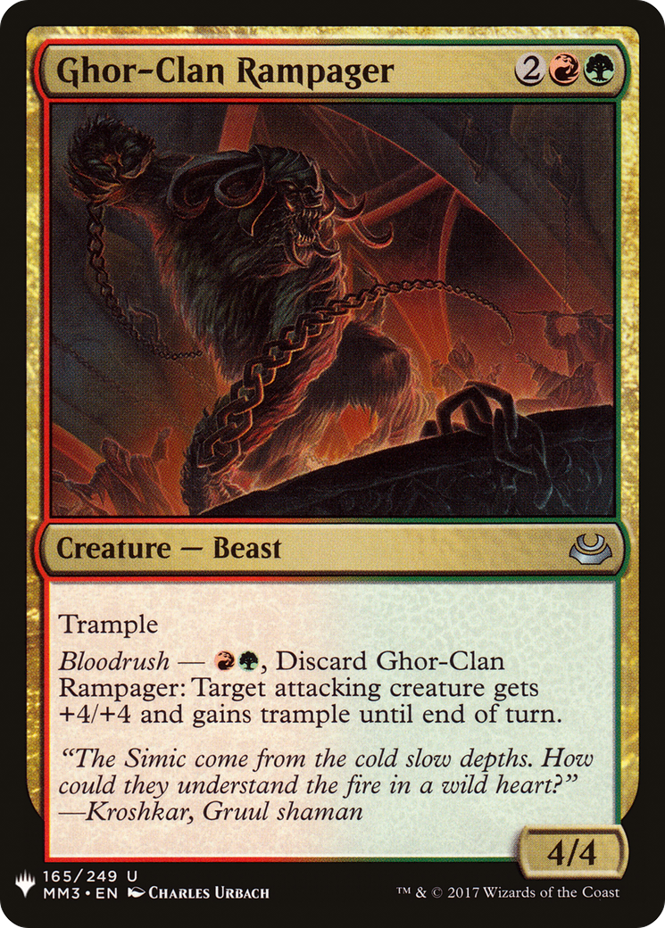 Ghor-Clan Rampager (MB1-1429) - Mystery Booster