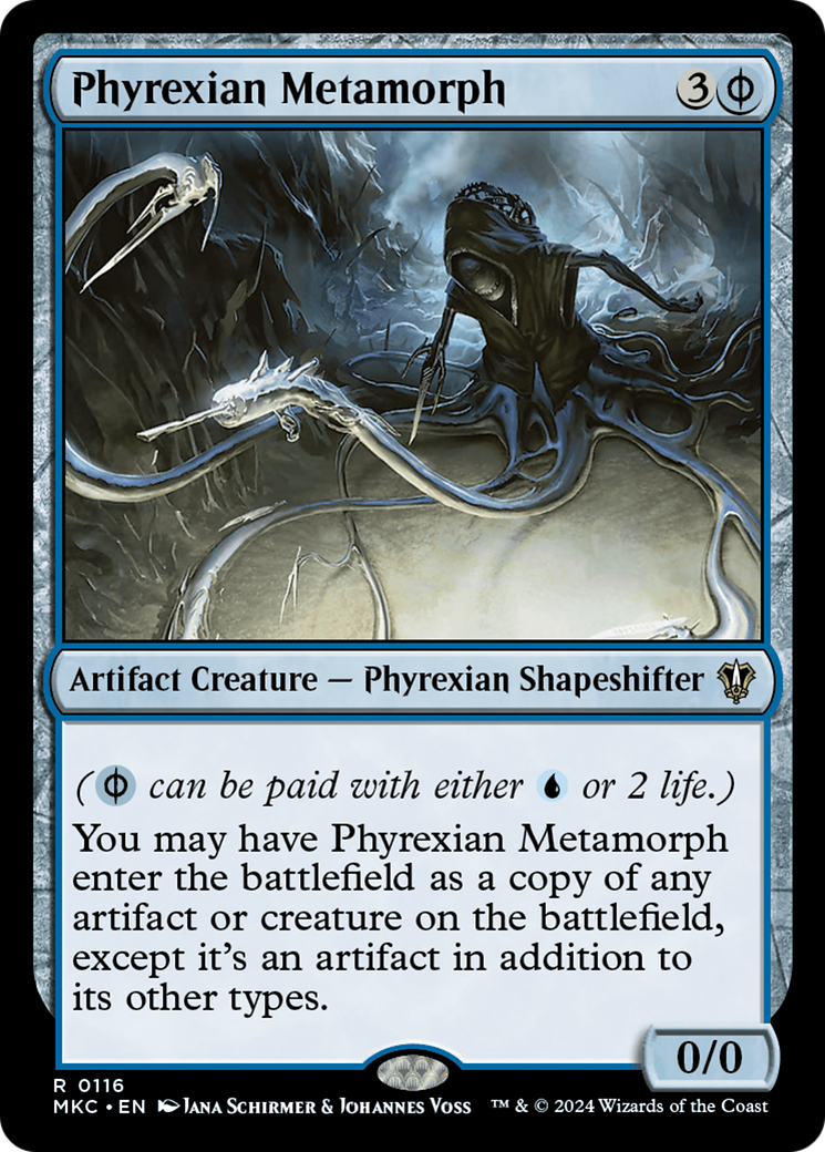 Phyrexian Metamorph (MKC-116) - Murders at Karlov Manor Commander - Premium MTG Single from Wizards of the Coast - Just $2.54! Shop now at Game Crave Tournament Store