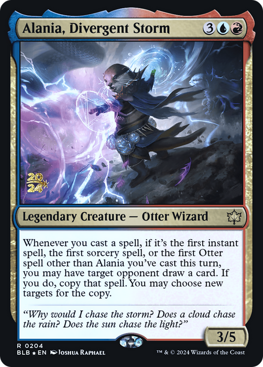 Alania, Divergent Storm (PBLB-204S) - Bloomburrow Promos Foil - Premium MTG Single from Wizards of the Coast - Just $0.36! Shop now at Game Crave Tournament Store