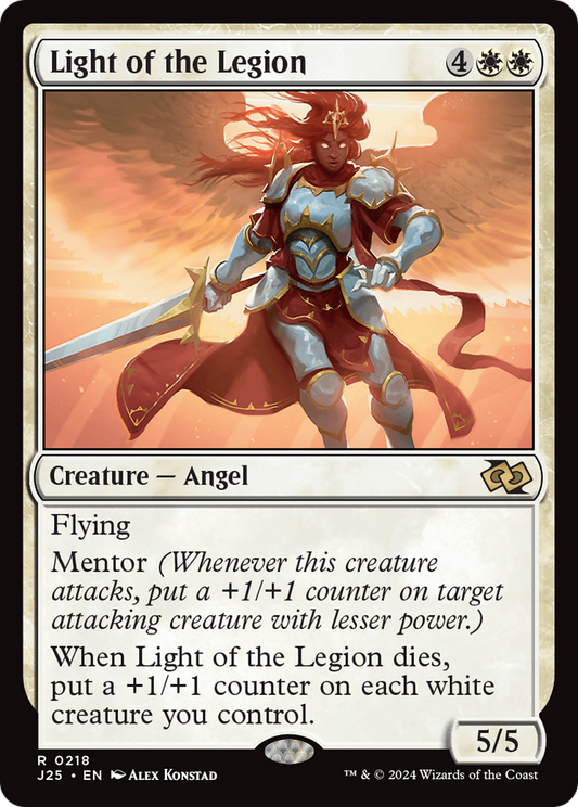 Light of the Legion (J25-218) - Foundations Jumpstart - Premium MTG Single from Wizards of the Coast - Just $0.25! Shop now at Game Crave Tournament Store