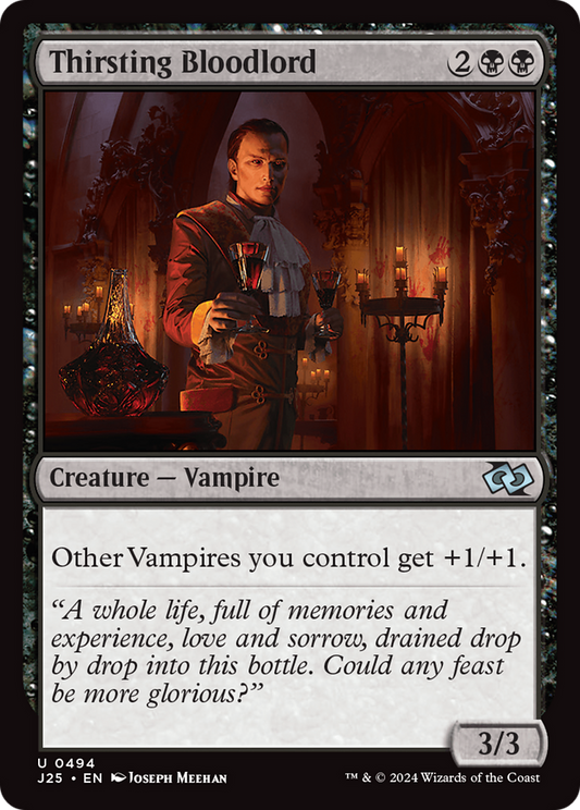 Thirsting Bloodlord (J25-494) - Foundations Jumpstart - Premium MTG Single from Wizards of the Coast - Just $0.25! Shop now at Game Crave Tournament Store