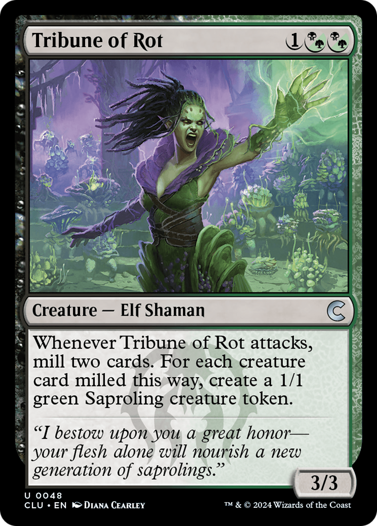 Tribune of Rot (CLU-048) - Ravnica: Clue Edition - Premium MTG Single from Wizards of the Coast - Just $0.25! Shop now at Game Crave Tournament Store