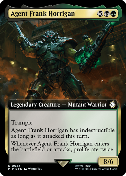 Agent Frank Horrigan (PIP-933) - Fallout: (Extended Art) Foil - Premium MTG Single from Wizards of the Coast - Just $7.57! Shop now at Game Crave Tournament Store
