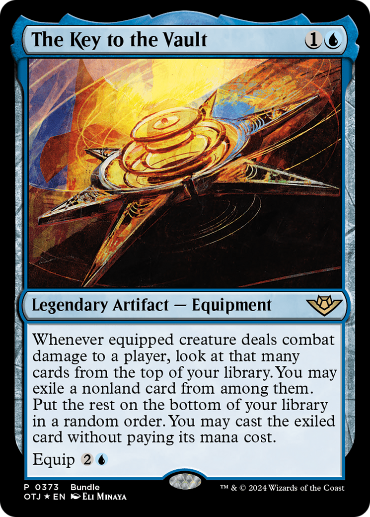 The Key to the Vault (OTJ-373) - Outlaws of Thunder Junction Foil - Premium MTG Single from Wizards of the Coast - Just $0.25! Shop now at Game Crave Tournament Store
