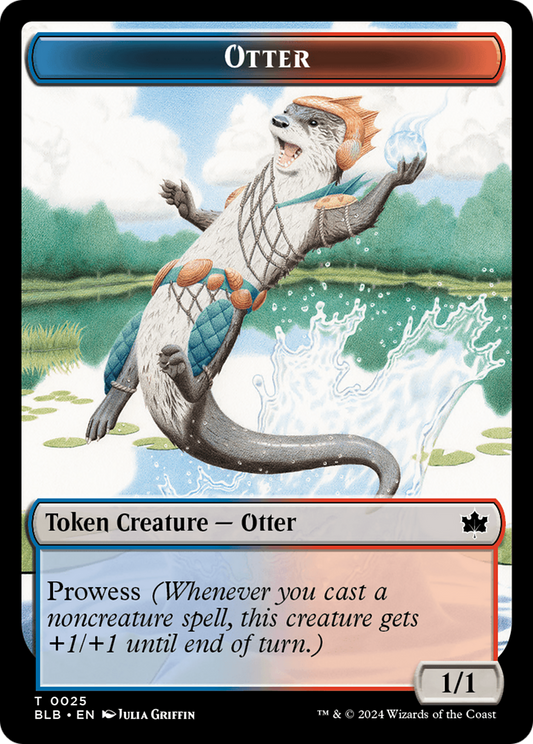 Otter (BLB-025) - Bloomburrow Tokens