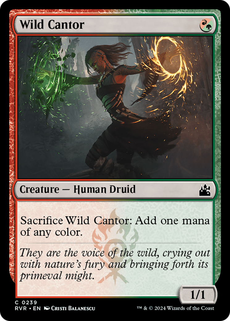 Wild Cantor (RVR-239) - Ravnica Remastered Foil - Premium MTG Single from Wizards of the Coast - Just $0.25! Shop now at Game Crave Tournament Store