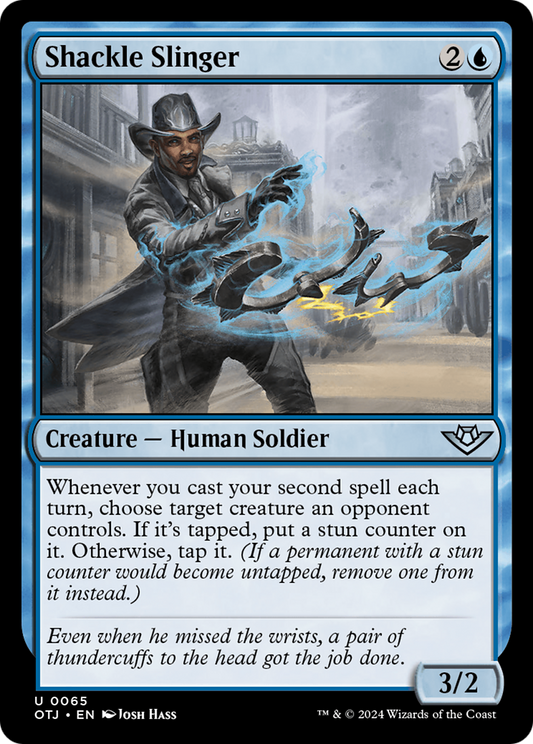 Shackle Slinger (OTJ-065) - Outlaws of Thunder Junction - Premium MTG Single from Wizards of the Coast - Just $0.25! Shop now at Game Crave Tournament Store