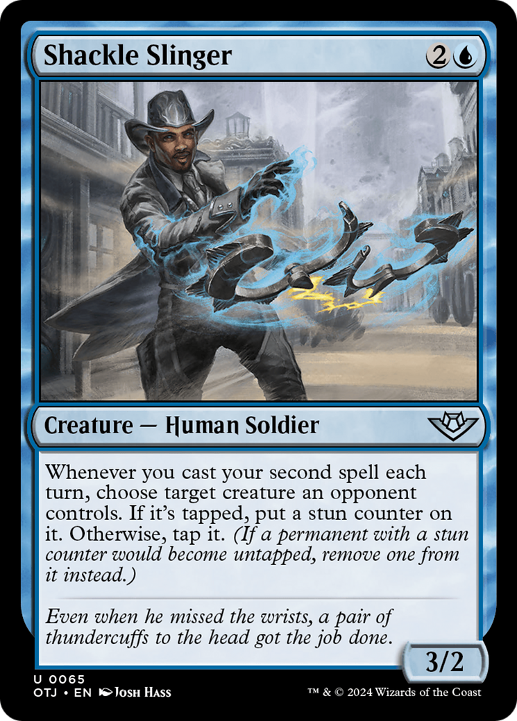 Shackle Slinger (OTJ-065) - Outlaws of Thunder Junction Foil - Premium MTG Single from Wizards of the Coast - Just $0.25! Shop now at Game Crave Tournament Store