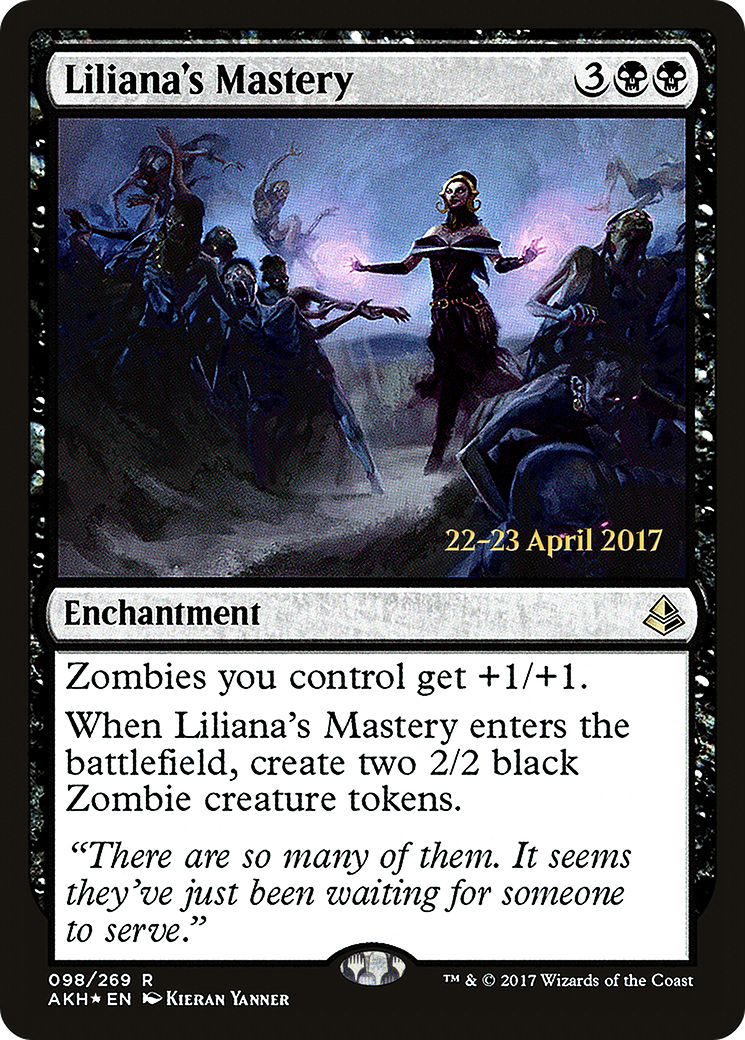 Liliana's Mastery (PAKH-98S) - Amonkhet Promos Foil