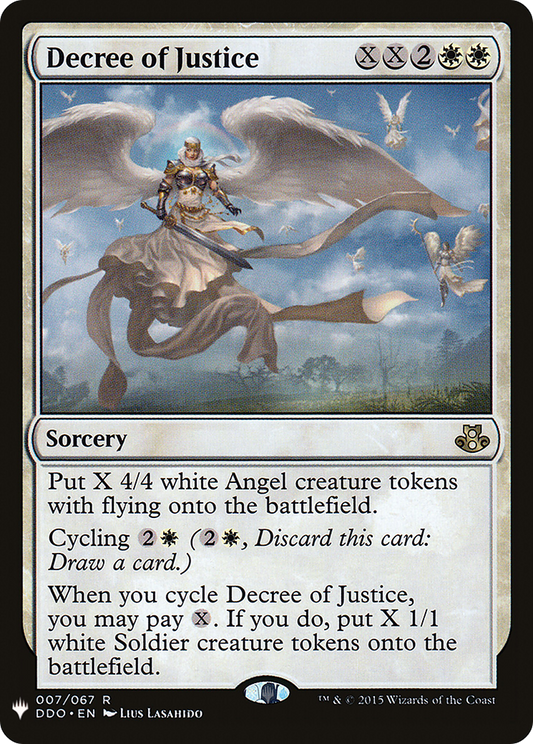 Decree of Justice (MB1-072) - Mystery Booster