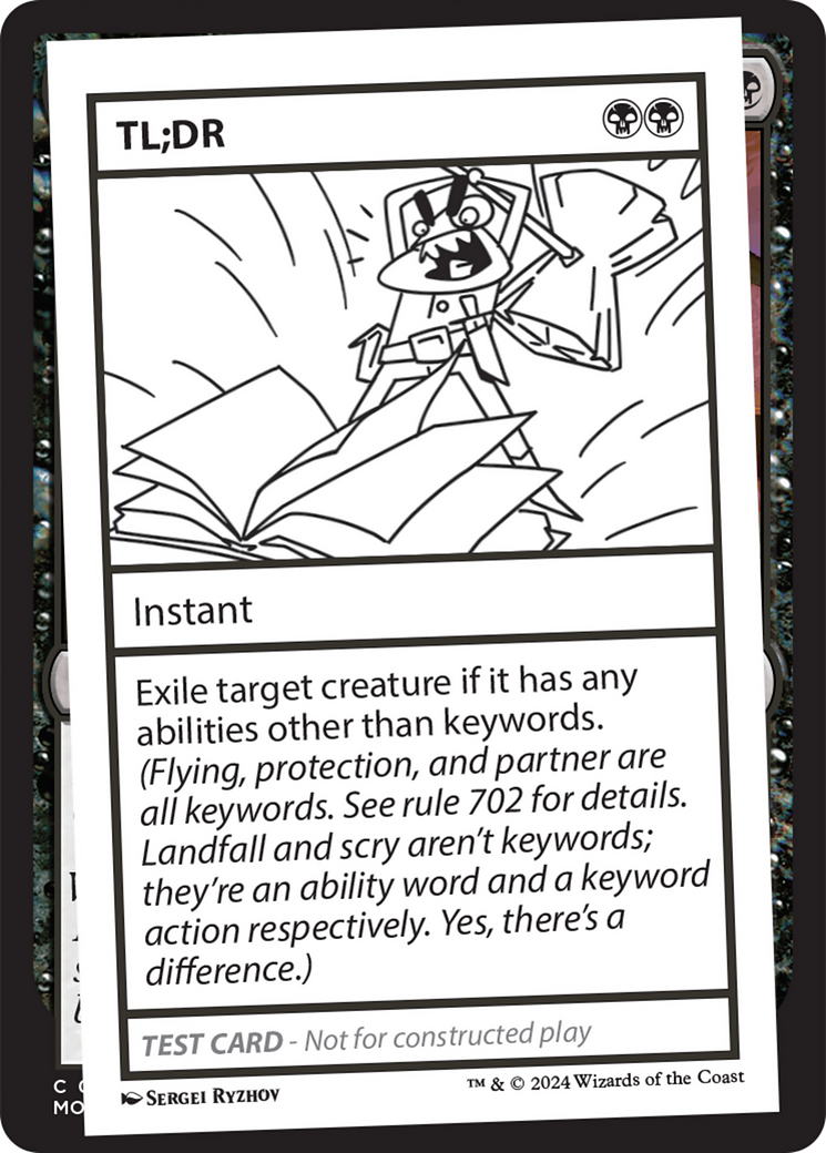 TL;DR (MB2-317) - Mystery Booster 2 - Premium MTG Single from Wizards of the Coast - Just $0.28! Shop now at Game Crave Tournament Store