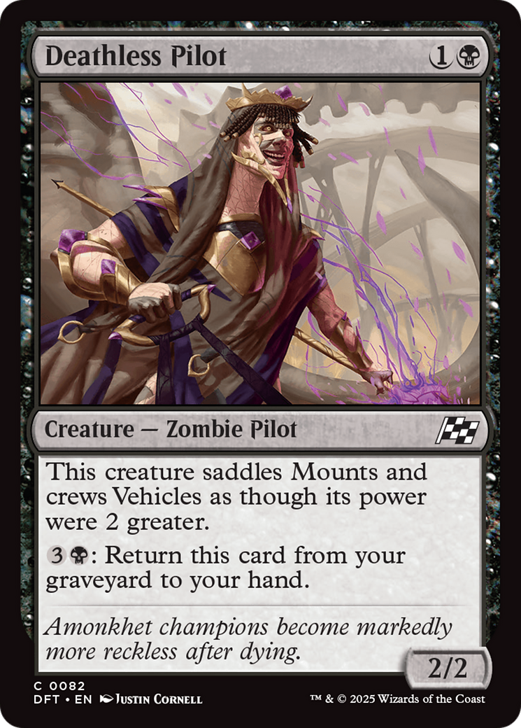 Deathless Pilot (DFT-082) - Aetherdrift - Premium MTG Single from Wizards of the Coast - Just $0.08! Shop now at Game Crave Tournament Store