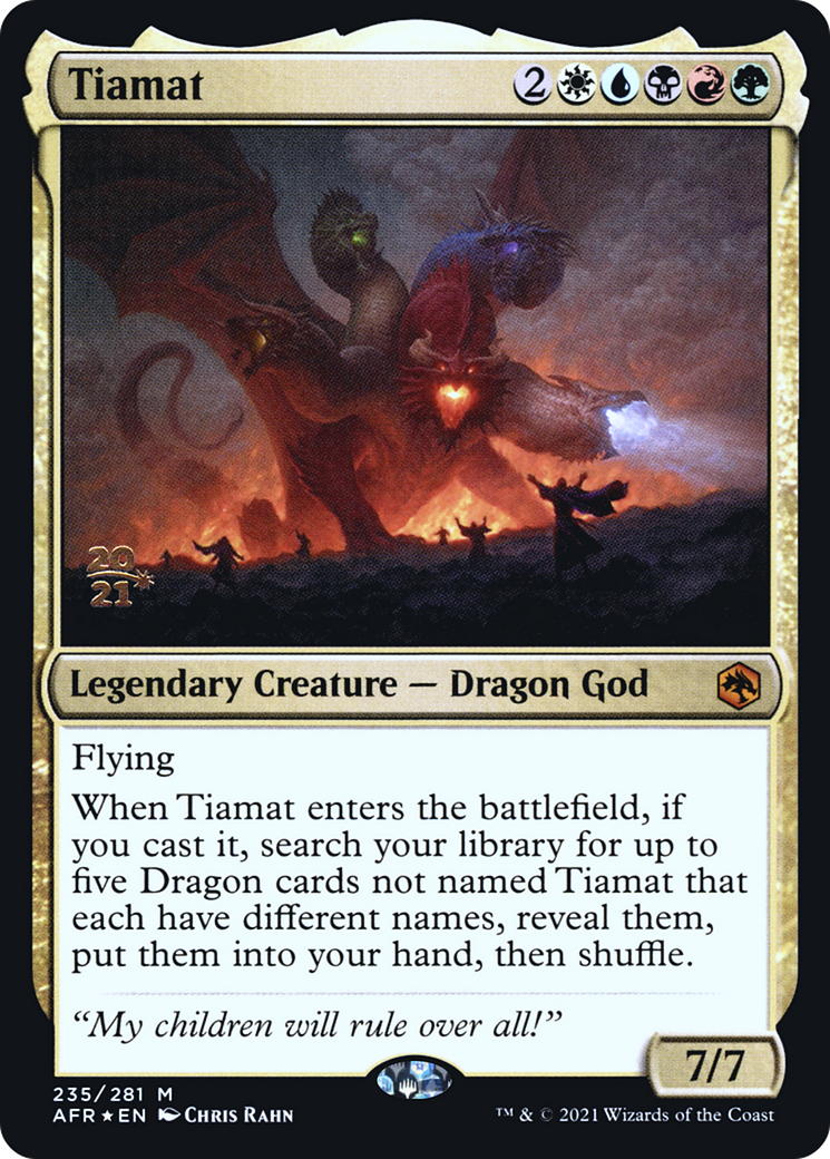 Tiamat (PAFR-235S) - Adventures in the Forgotten Realms Promos Foil