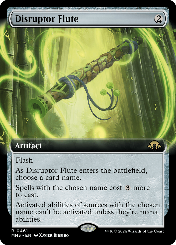 Disruptor Flute (MH3-461) - Modern Horizons 3: (Extended Art) - Premium MTG Single from Wizards of the Coast - Just $0.80! Shop now at Game Crave Tournament Store
