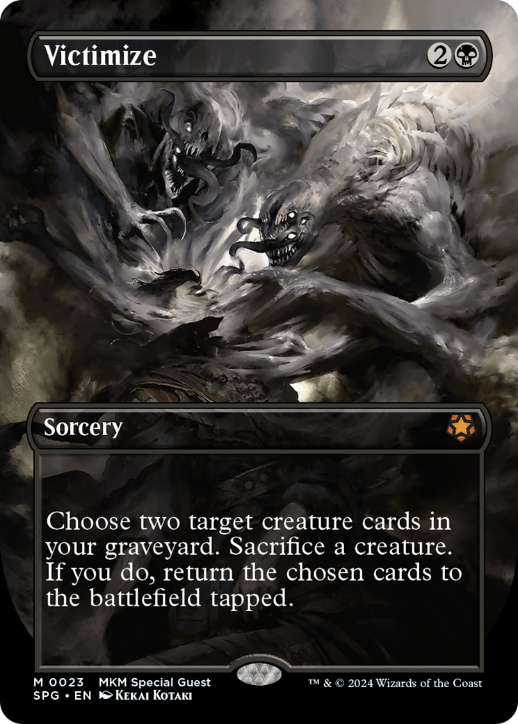 Victimize (SPG-023) - Special Guests (Borderless) - Premium MTG Single from Wizards of the Coast - Just $11.81! Shop now at Game Crave Tournament Store