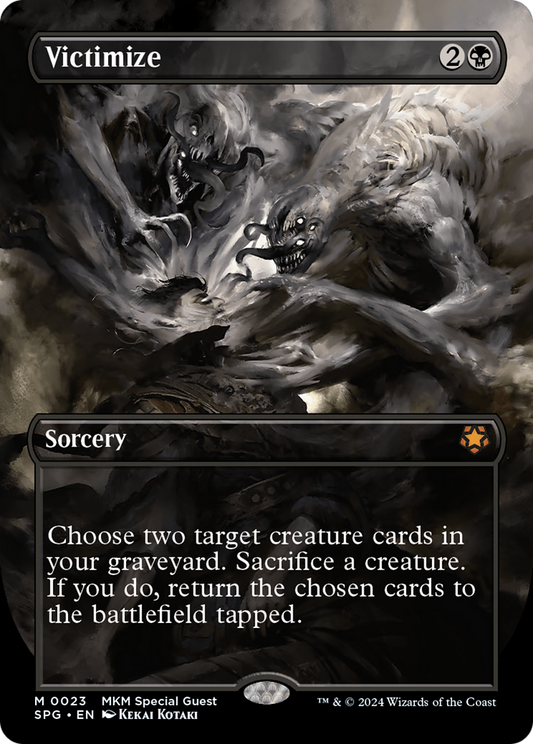 Victimize (SPG-023) - Special Guests (Borderless) - Premium MTG Single from Wizards of the Coast - Just $11.81! Shop now at Game Crave Tournament Store