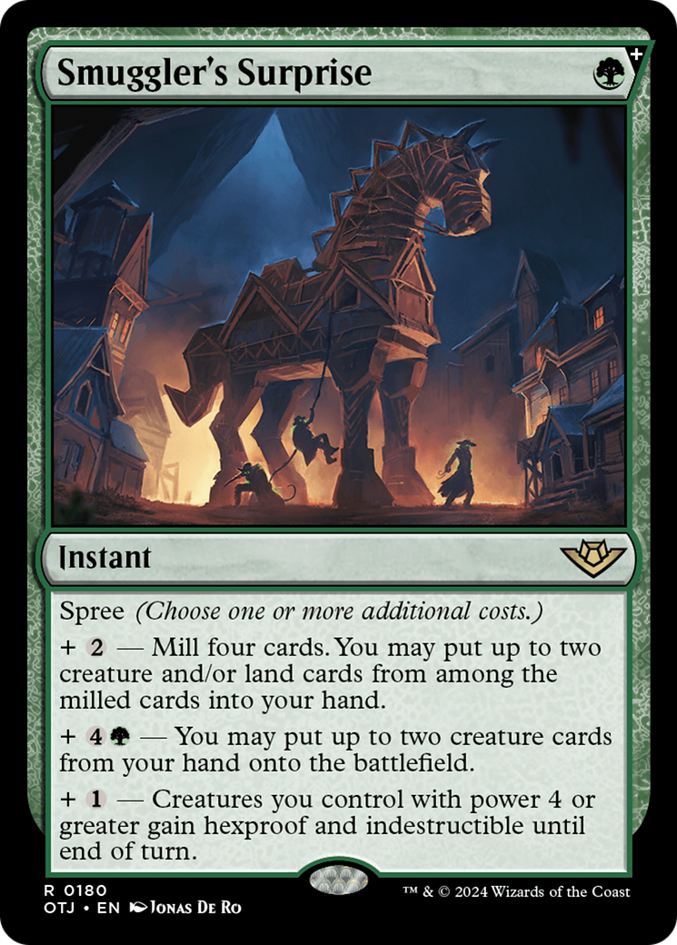 Smuggler's Surprise (OTJ-180) - Outlaws of Thunder Junction - Premium MTG Single from Wizards of the Coast - Just $2.75! Shop now at Game Crave Tournament Store