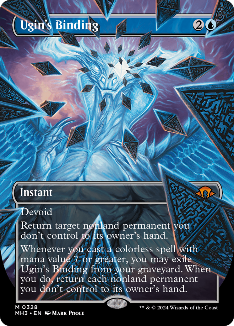 Ugin's Binding (MH3-328) - Modern Horizons 3 (Borderless) - Premium MTG Single from Wizards of the Coast - Just $2.91! Shop now at Game Crave Tournament Store