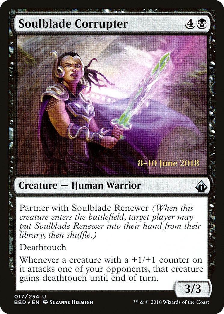 Soulblade Corrupter (PBBD-17S) - Battlebond Promos Foil