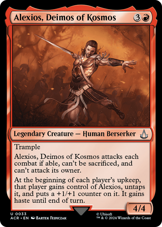 Alexios, Deimos of Kosmos (ACR-033) - Assassin's Creed Foil - Premium MTG Single from Wizards of the Coast - Just $0.36! Shop now at Game Crave Tournament Store