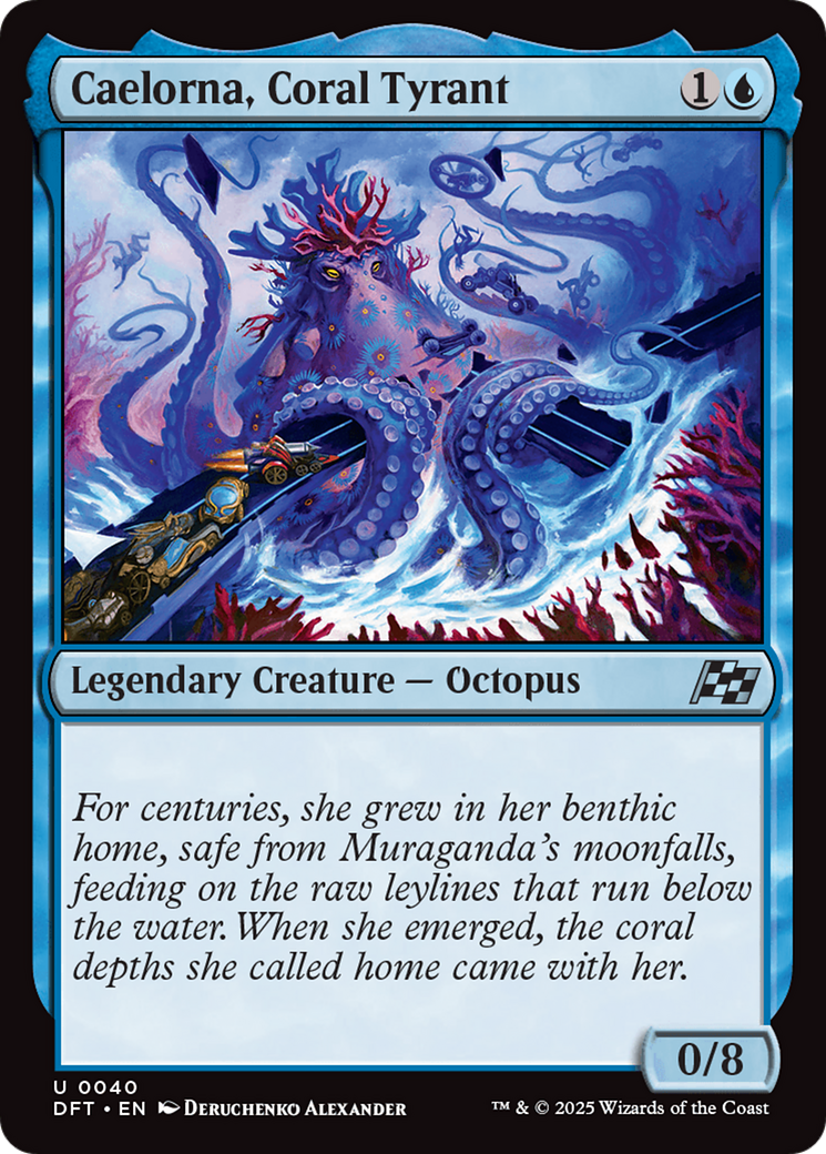 Caelorna, Coral Tyrant (DFT-040) - Aetherdrift - Premium MTG Single from Wizards of the Coast - Just $0.08! Shop now at Game Crave Tournament Store
