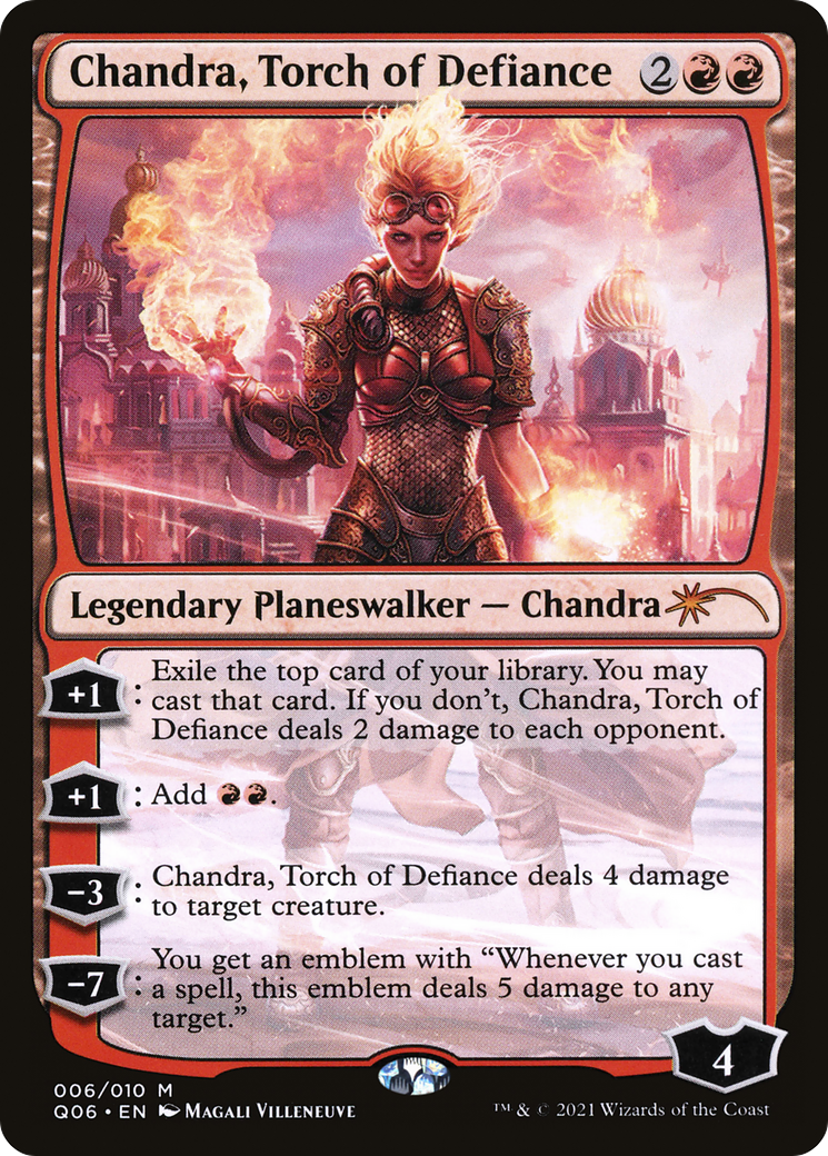 Chandra, Torch of Defiance (Q06-006) - Pioneer Challenger Decks 2021 - Premium MTG Single from Wizards of the Coast - Just $0.46! Shop now at Game Crave Tournament Store