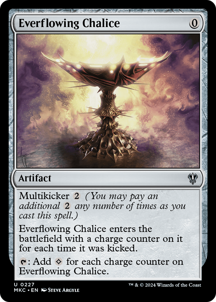 Everflowing Chalice (MKC-227) - Murders at Karlov Manor Commander - Premium MTG Single from Wizards of the Coast - Just $0.27! Shop now at Game Crave Tournament Store