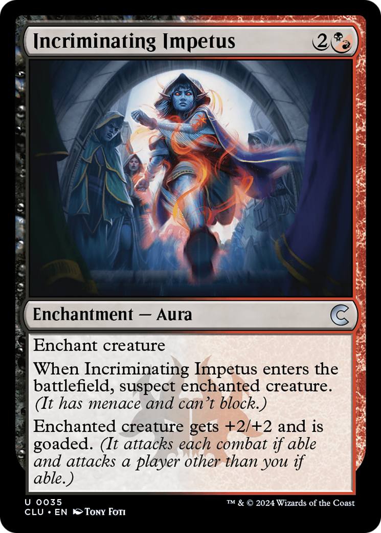 Incriminating Impetus (CLU-035) - Ravnica: Clue Edition - Premium MTG Single from Wizards of the Coast - Just $0.25! Shop now at Game Crave Tournament Store