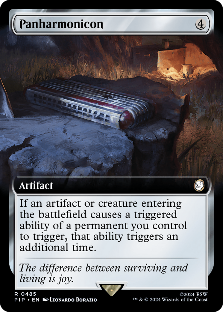 Panharmonicon (PIP-485) - Fallout: (Extended Art) Foil - Premium MTG Single from Wizards of the Coast - Just $4.90! Shop now at Game Crave Tournament Store