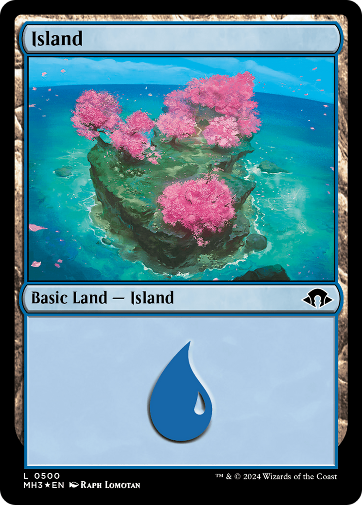 Island (MH3-500) - Modern Horizons 3 Foil - Premium MTG Single from Wizards of the Coast - Just $0.26! Shop now at Game Crave Tournament Store