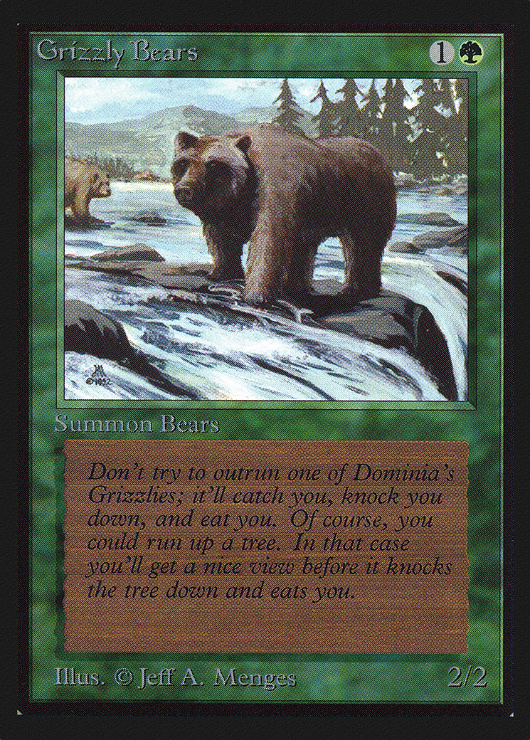 Grizzly Bears (CEI-200) - Intl. Collectors' Edition
