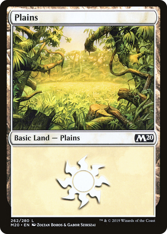 Plains (M20-262) - Core Set 2020 Foil