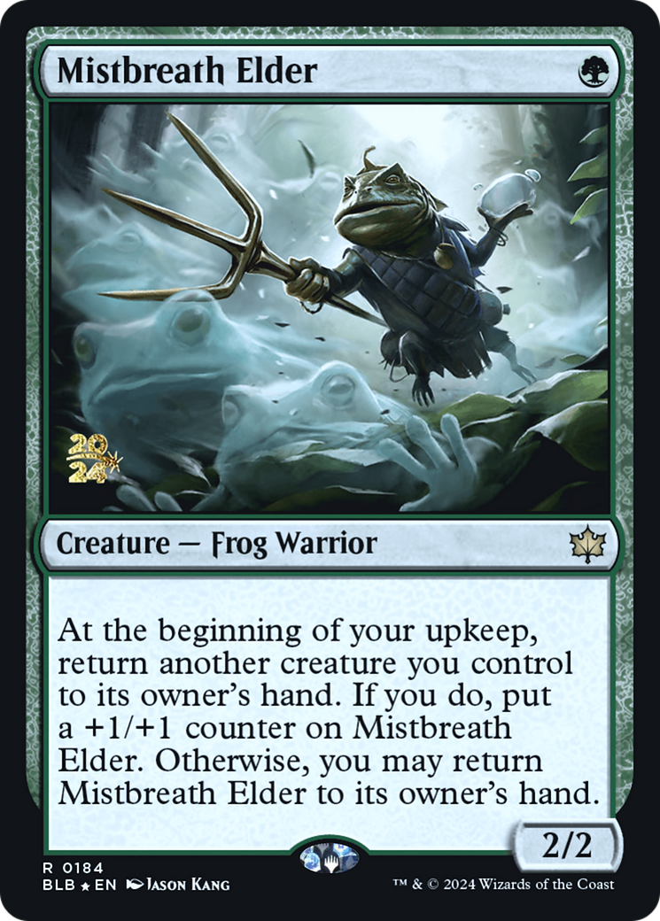 Mistbreath Elder (PBLB-184S) - Bloomburrow Promos Foil - Premium MTG Single from Wizards of the Coast - Just $0.47! Shop now at Game Crave Tournament Store