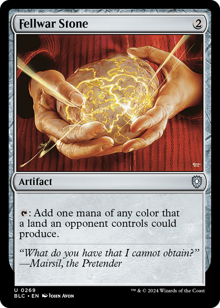 Fellwar Stone (BLC-269) - Bloomburrow Commander - Premium MTG Single from Wizards of the Coast - Just $0.70! Shop now at Game Crave Tournament Store
