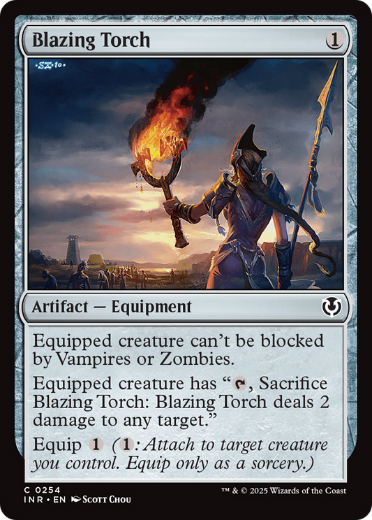Blazing Torch (-254) - Innistrad Remastered - Premium MTG Single from Wizards of the Coast - Just $0.25! Shop now at Game Crave Tournament Store