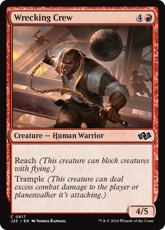 Wrecking Crew (J25-617) - Foundations Jumpstart - Premium MTG Single from Wizards of the Coast - Just $0.25! Shop now at Game Crave Tournament Store