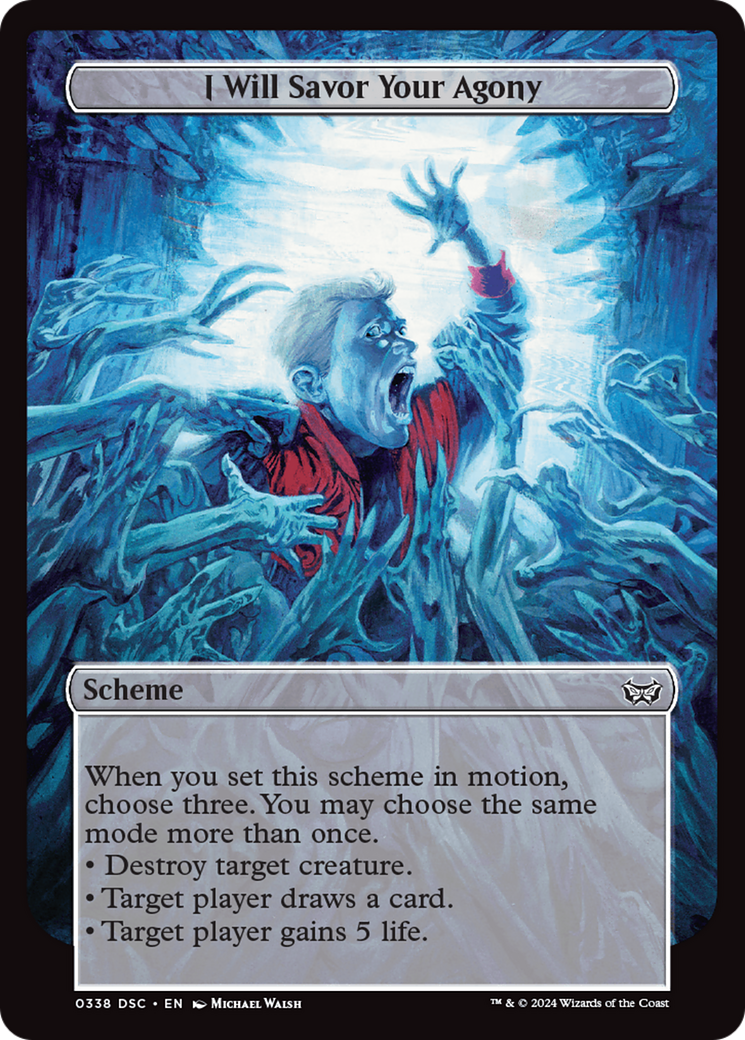 I Will Savor Your Agony (DSC-338) - Duskmourn: House of Horror Commander - Premium MTG Single from Wizards of the Coast - Just $0.84! Shop now at Game Crave Tournament Store
